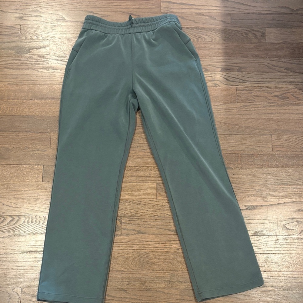 lululemon athletica Wide Leg Pants in Slate Green
